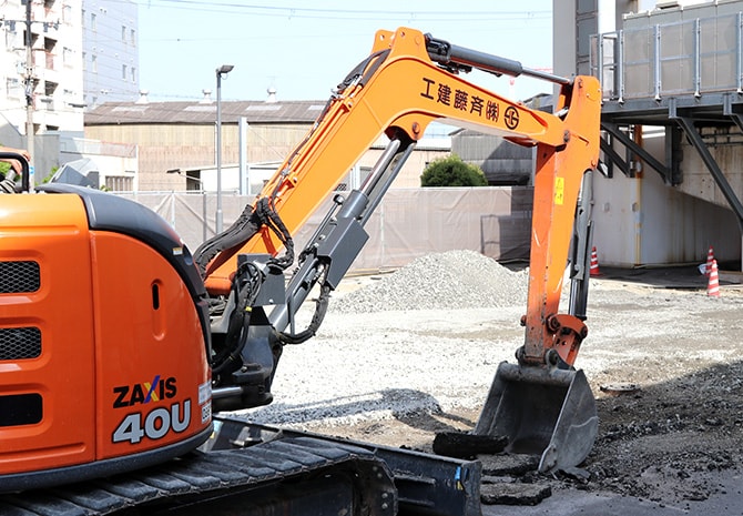 斉藤建工の重機