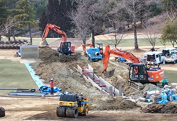花屋敷ゴルフ倶楽部よかわコース排水管改築防災工事（2024-営業）